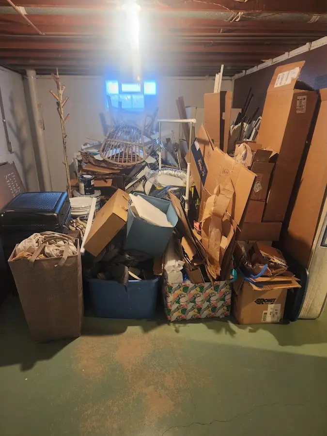 Roll-off dumpster container at job site for Yard Waste Dumpster Rental in Alondra Park